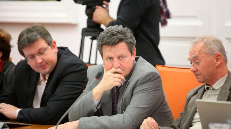 Renato Škerbinc, Gregor Pivec, Alojz Križman