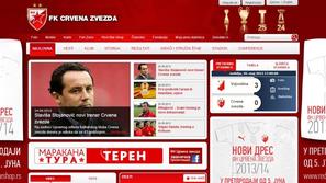 Stojanović FK Crvena zvezda naslovnica spletna stran potrditev novi trener