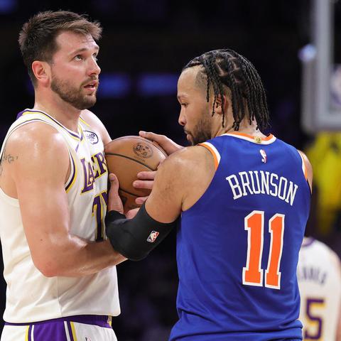 Luka Dončić in Jalen Brunson