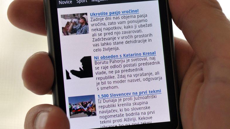 Žurnalov mobilni portal m.zurnal24.si