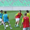 trening stožice slovenija pred belgija 2011