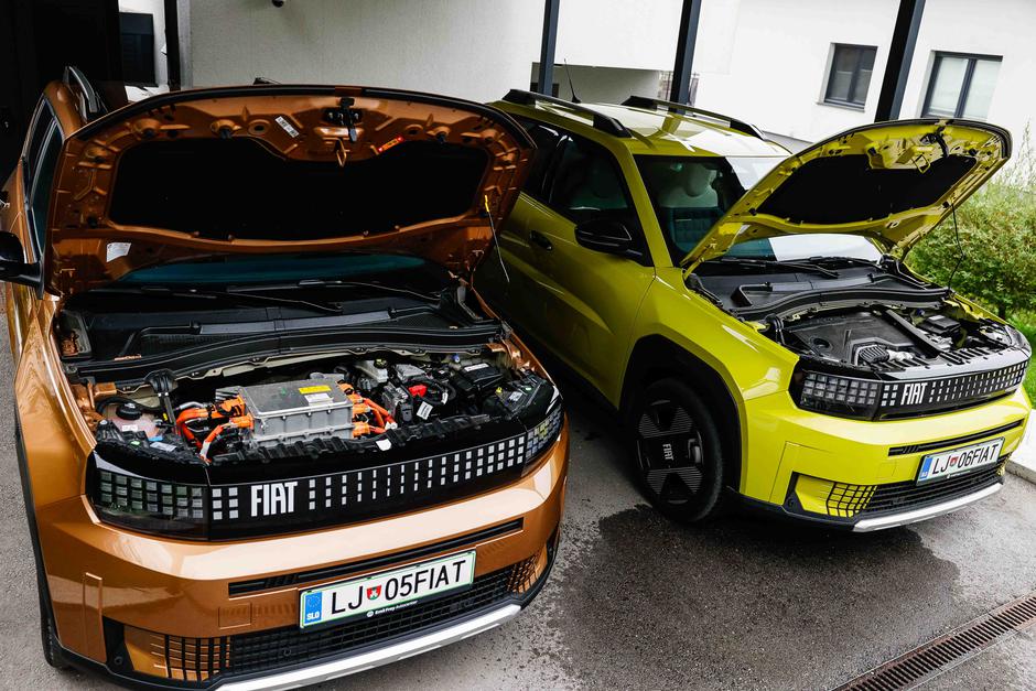 primerjava fiat panda hybrid bev | Avtor: Saša Despot