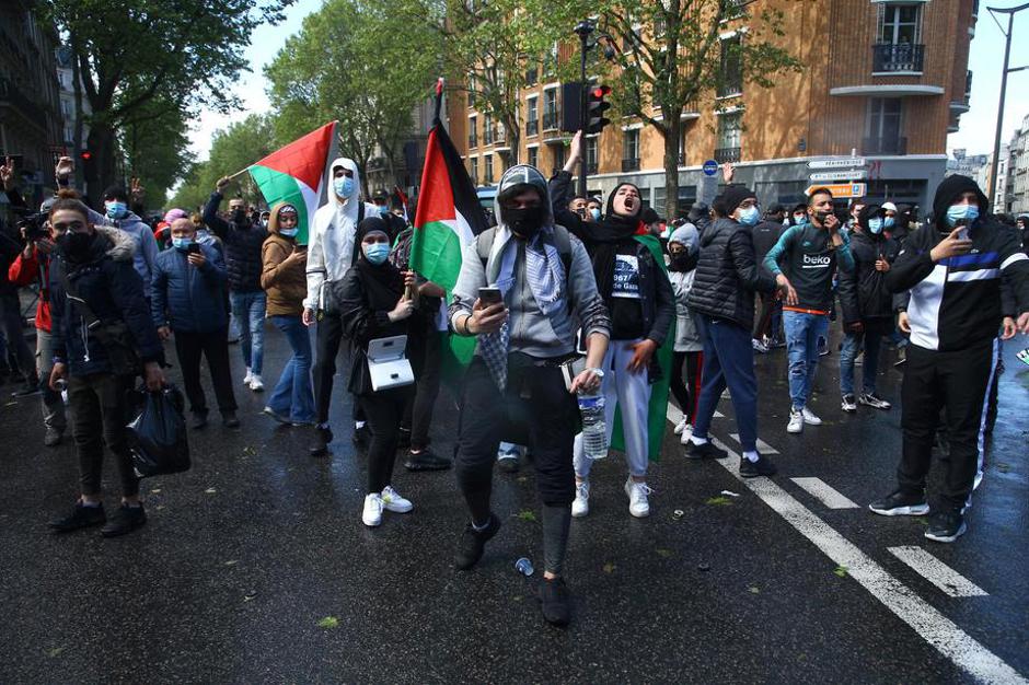 protest Izrael Palestina Pariz | Avtor: Epa
