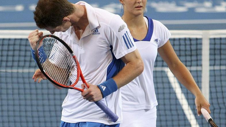 Andy Murray in 15-letna Laura Robson bosta v finalu Hopmanovega pokala loparje p