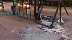 avtobusna postaja, Ljubljana, nesreča, trčenje