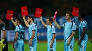 Gorica Maribor rdeči karton diskriminaciji in nasilju Prva liga TS