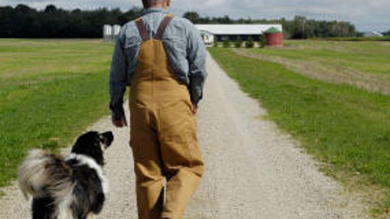 Družina Pyle redko vidi očeta, da hodi poleg psa.