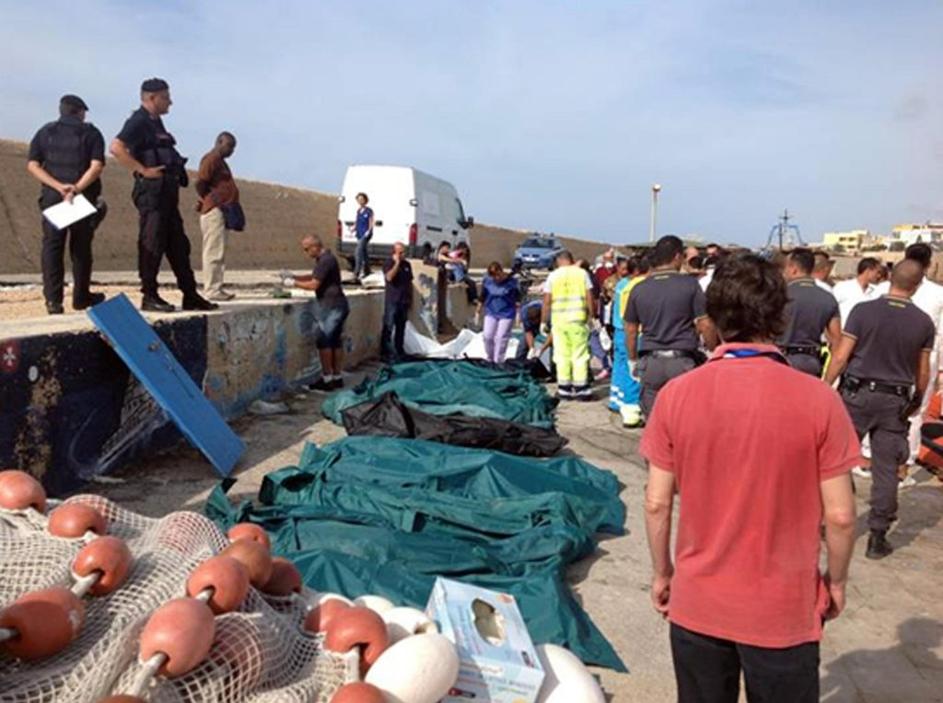 Lampedusa žrtve Italija migranti