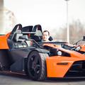 Sebastien Stassin v svoji kreaciji KTM X-bow. (Foto: Laurent Nivalle)