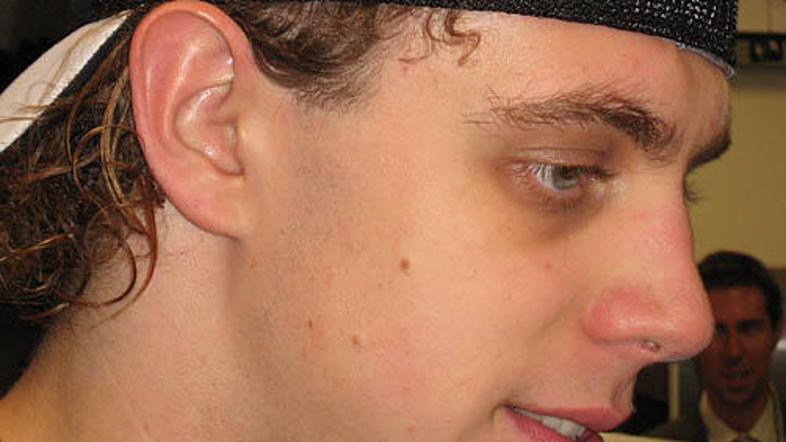 Anže Kopitar je proti Detroitu ostal praznih rok.