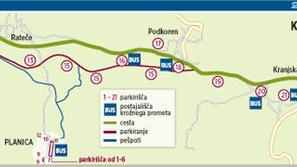 Parkirišča in postajališča krožnega prometa