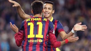 Alexis Sanchez Neymar Barcelona Espanyol Liga BBVA Španija prvenstvo