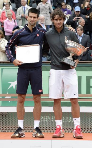 Novak Djoković Đoković Rafael Nadal OP Francije finale