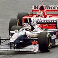 Villeneuve in Schumacher. Kdo od njiju bo veliko Haugovo presenečenje? (Foto: AF