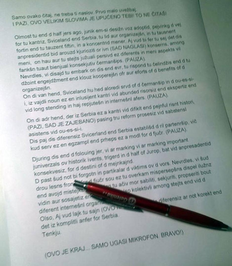 Dačićev govor | Avtor: 24sata