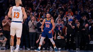 Stephen Curry Golden State Warriors New York Knicks