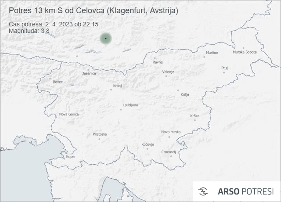 potres Celovec | Avtor: ARSO