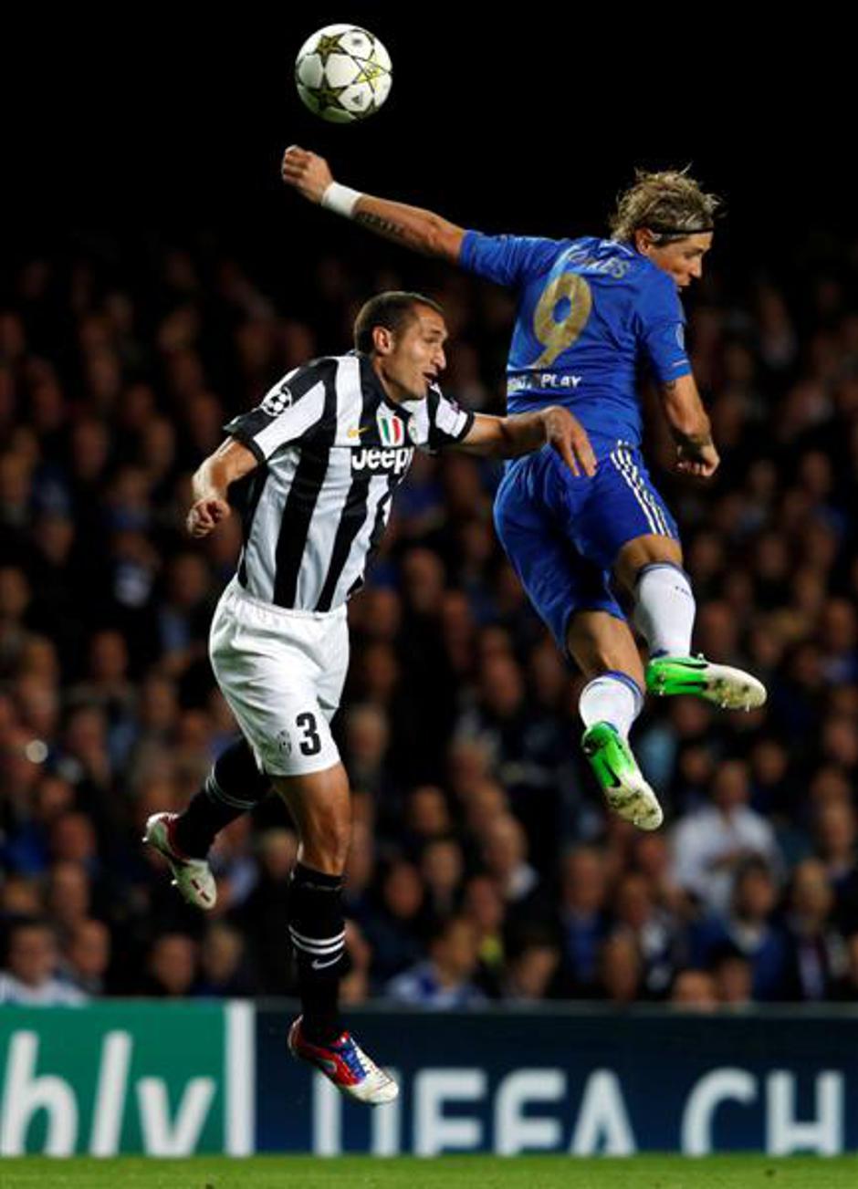liga prvakov chelsea juventus torres chielini | Avtor: Reuters