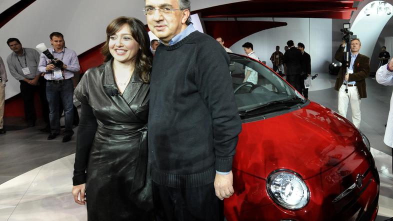 Srgio Marchionne pred modelom 500.