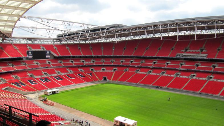 Znameniti Wembley bo napolnjen do zadnjega kotička. (Foto: Matej Podgoršek)
