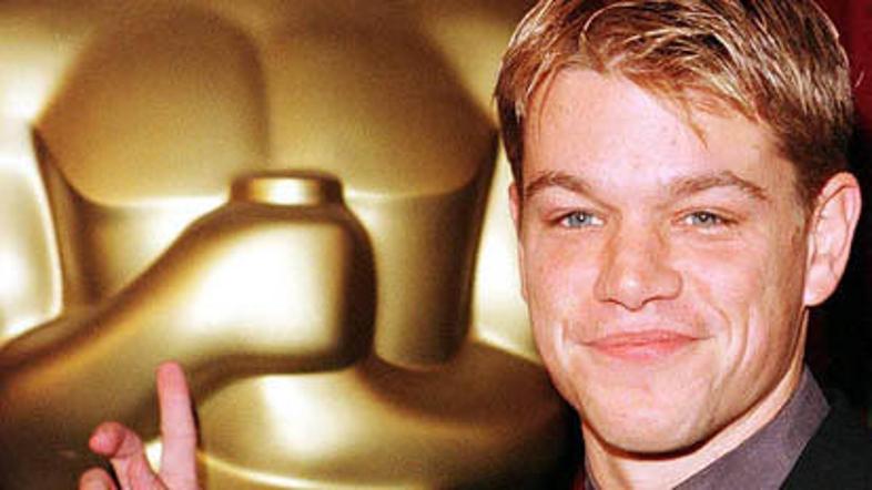Matt Damon že ima oskarja za vlogo v filmu Good Will Hunting; bo tudi zmagovalec
