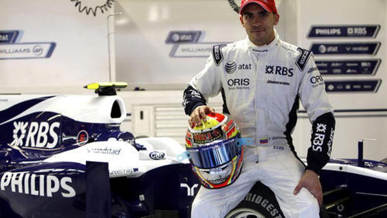 To je 25-letni Pastor Maldonado, novi član ekipe Williams. (Foto: attwilliams.co