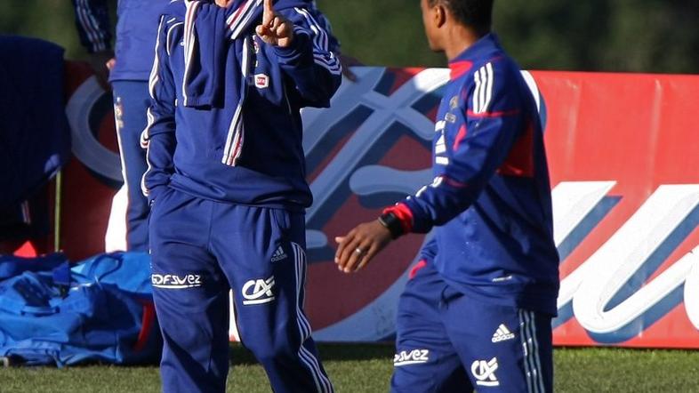 Raymond Domenech Patrice Evra