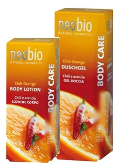 Darilni paket Neo Bio Chili-Orange gel za tiuširanje in losjon za telo, 16,14 EU