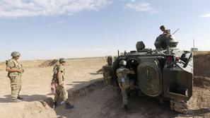 Turški vojaki na sirsko-turški meji