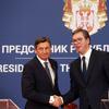 Aleksander Vučić in Borut Pahor
