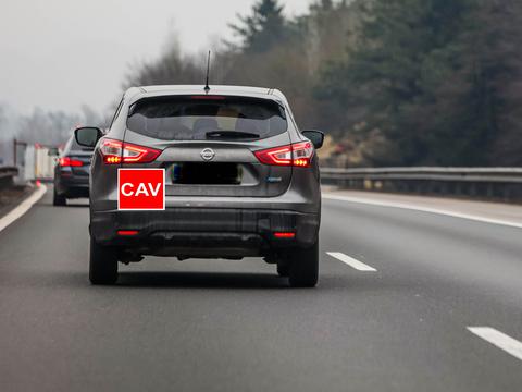 Tablica oznaka CAV, avtonomna vožnja