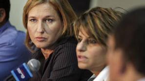 Karizmatični izraelski političarki Cipi Livni (levo) ni uspelo sestaviti nove vl