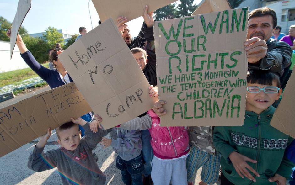 Albanski begunci v Nemčiji | Avtor: EPA