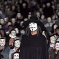Anonymous si je ikonografijo sposodil iz filma V for Vendetta.
