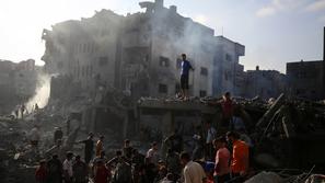 Gaza po letalskem napadu