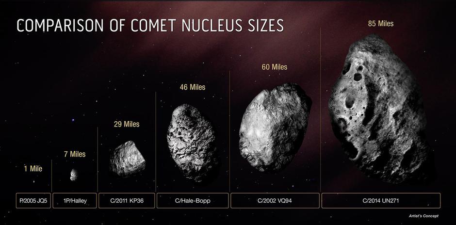 Komet C/2014 UN271. | Avtor: Profimedia
