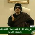 Po 12 dneh se je Gadafi včeraj prvič pokazal na državni televiziji. (Foto: Reute