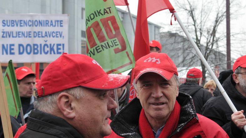 Dušan Semolič je napovedal delavski protest.