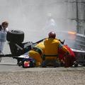 Na dirki leta 2007 je Kubica preživel hudo nesrečo. Leto za tem je zmagal. (Foto