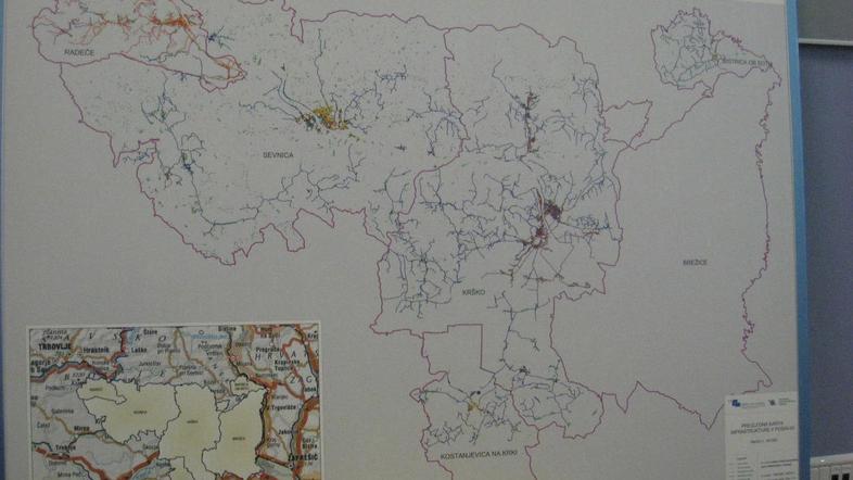 Kataster gospodarske javne infrastrukture je pomemben korak za Posavje. (Foto: N