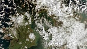 Satelitski posnetek Velike Britanije (Foto: ESA)
