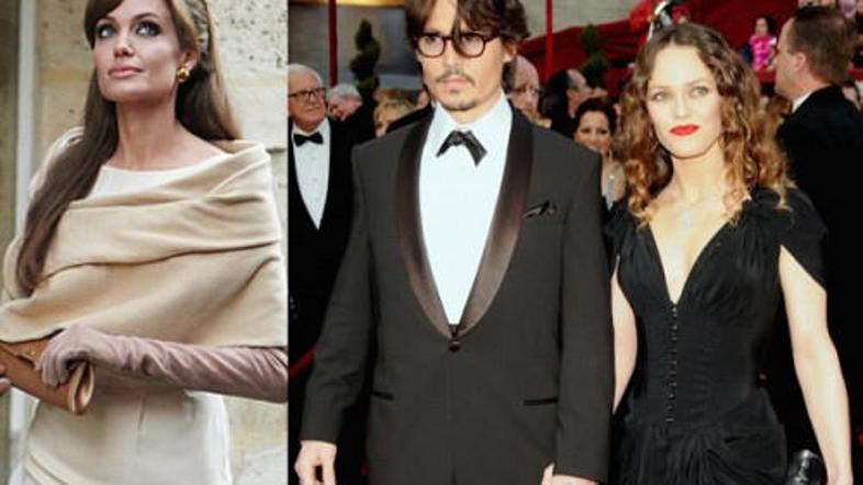 Angelina Jolie in Johnny Depp snemata triler The Tourist.