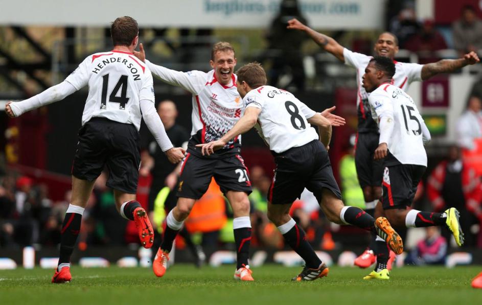 Gerrard Henderson West Ham United Liverpool Premier League Anglija liga prvenstv
