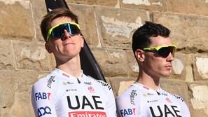 Tadej Pogačar in Juan Ayuso