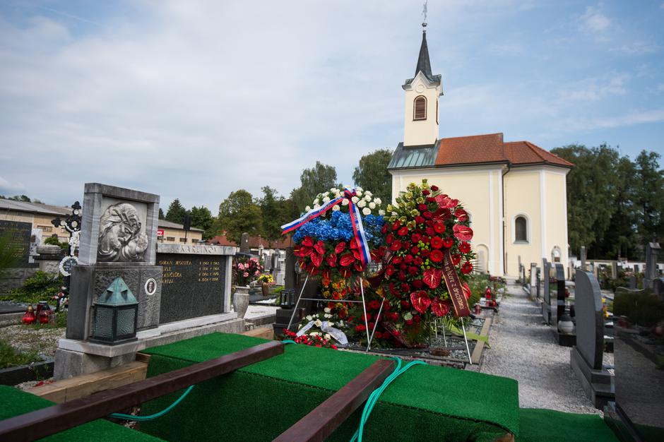 pogreb prvega predsednika Slovenske kmečke zveze Ivana Omana | Avtor: Anže Petkovšek