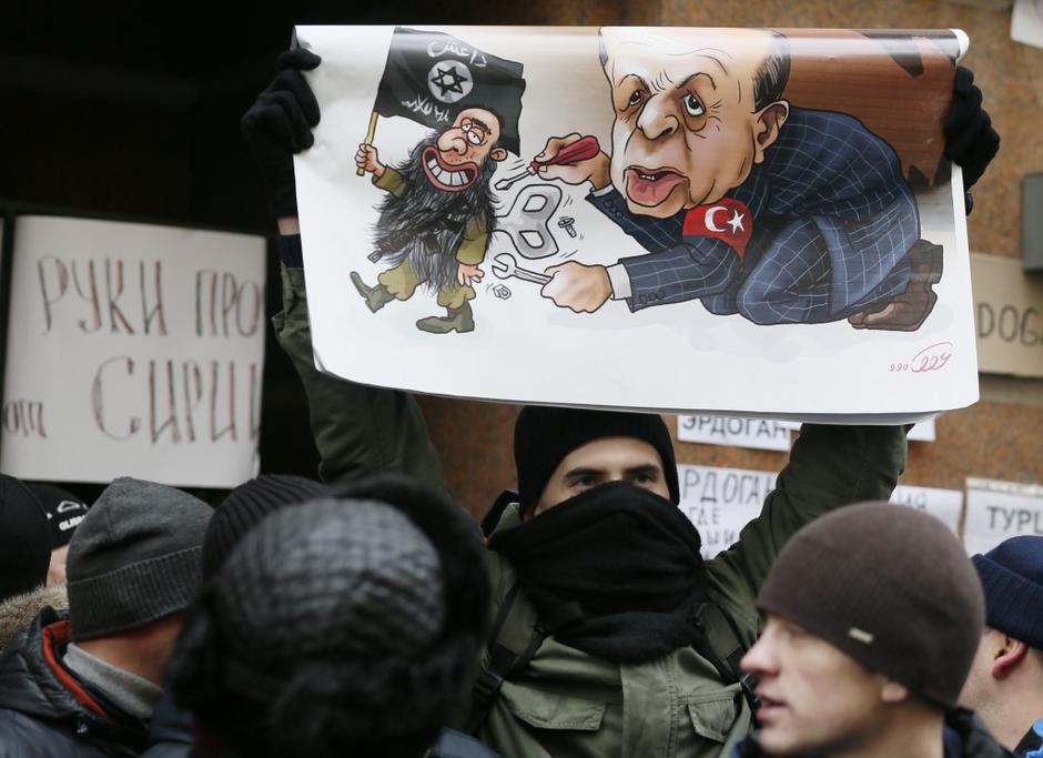 Protesti v Rusiji proti Turčiji | Avtor: EPA