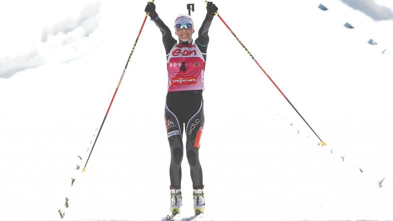 Biatlon, Pokljuka, zasledovalna tekma