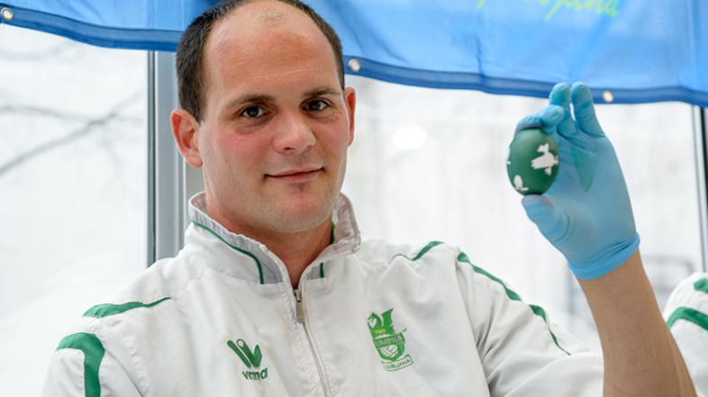 Zarifović Olimpija Ljubljana pirhi jajca velika noč