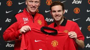 Moyes Mata dres Manchester United prestop predstavitev