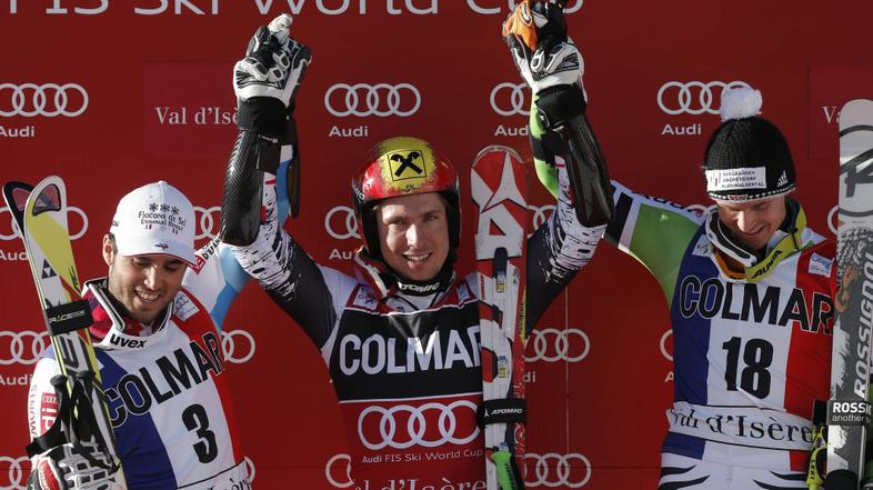 Marcel Hirscher Thomas Fanara Stefan Luitz